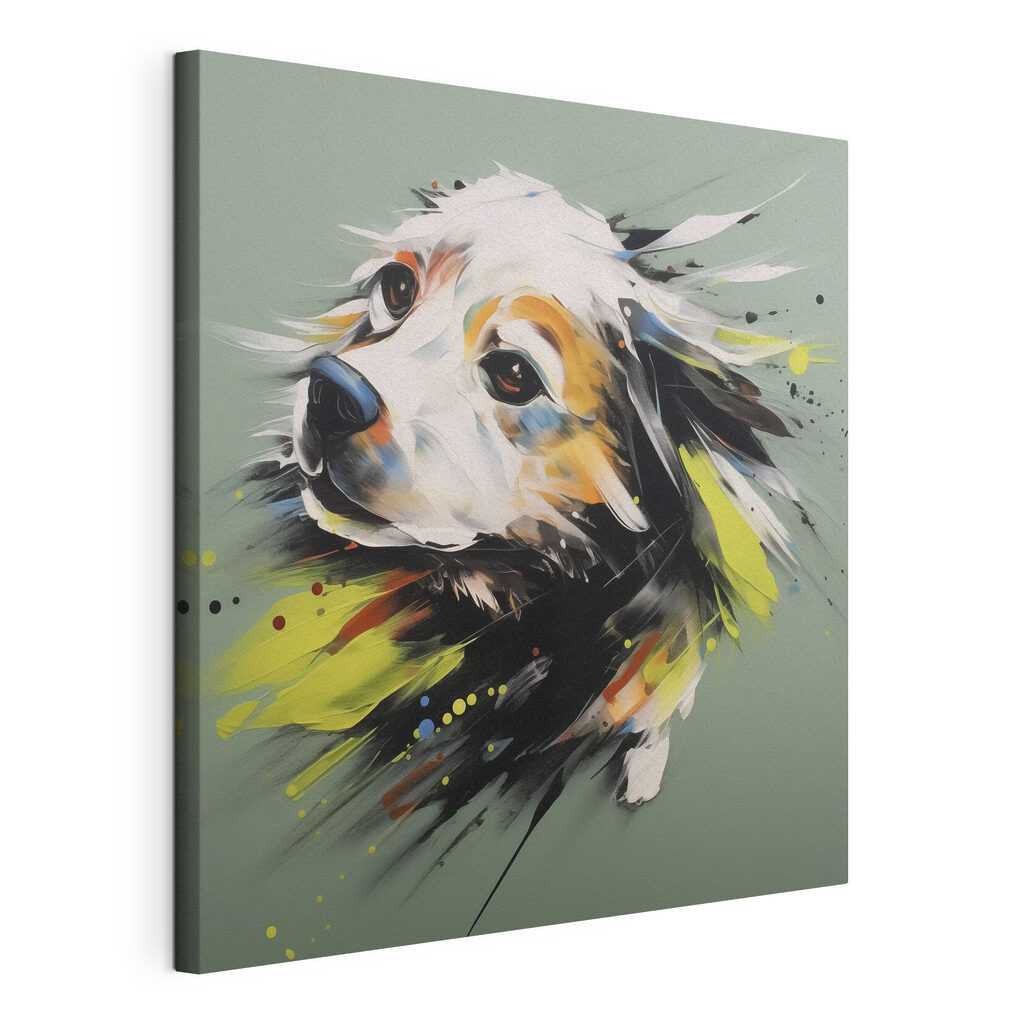 Painting of a dog Painting of a dog