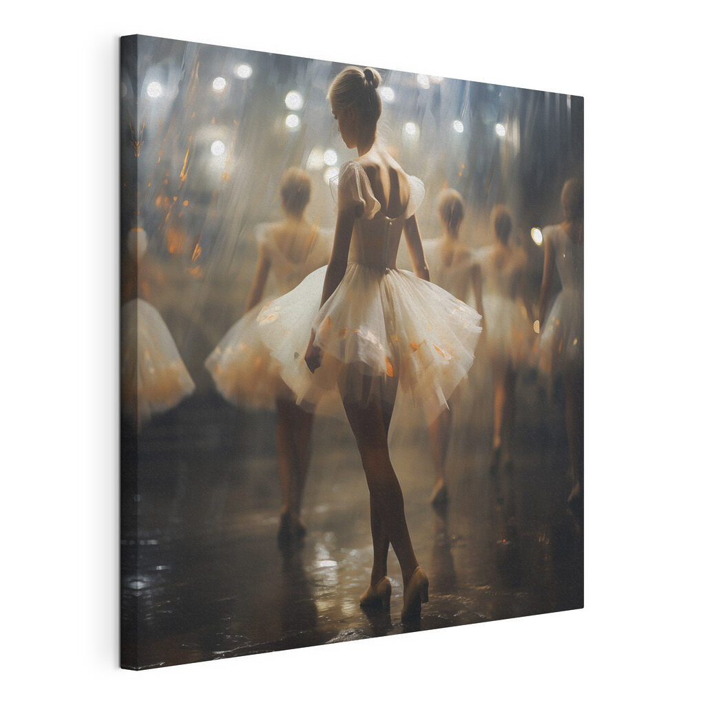 Group of women in white tutu Group of women in white tutu
