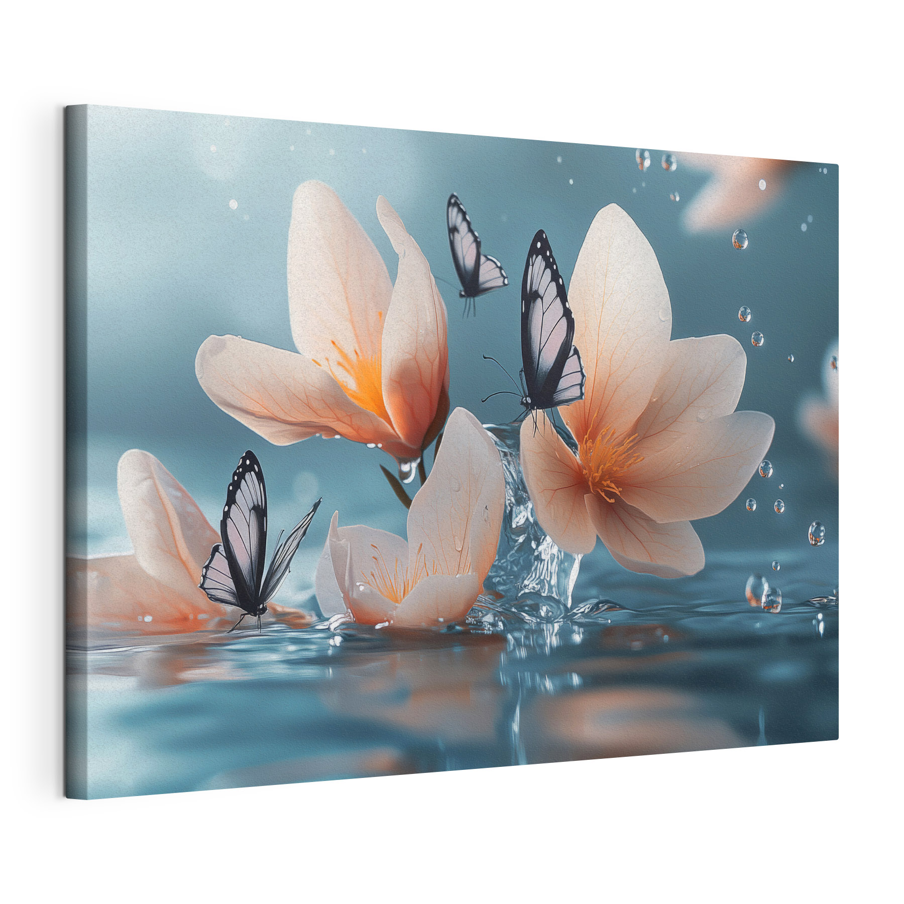 Butterflies on flowers and water Butterflies on flowers and water