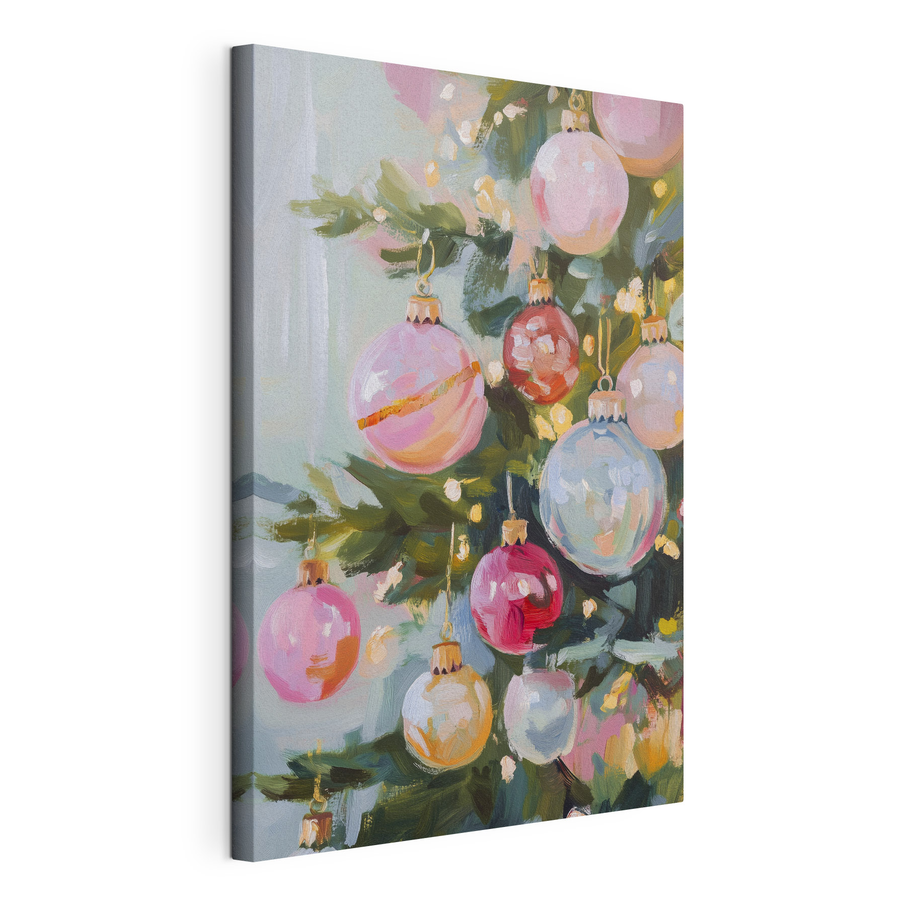 Painting of a christmas tree