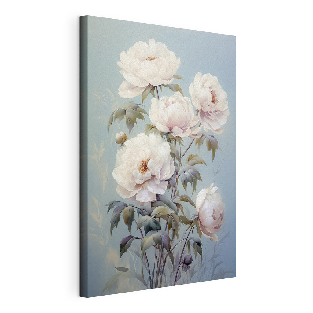 Painting of white flowers