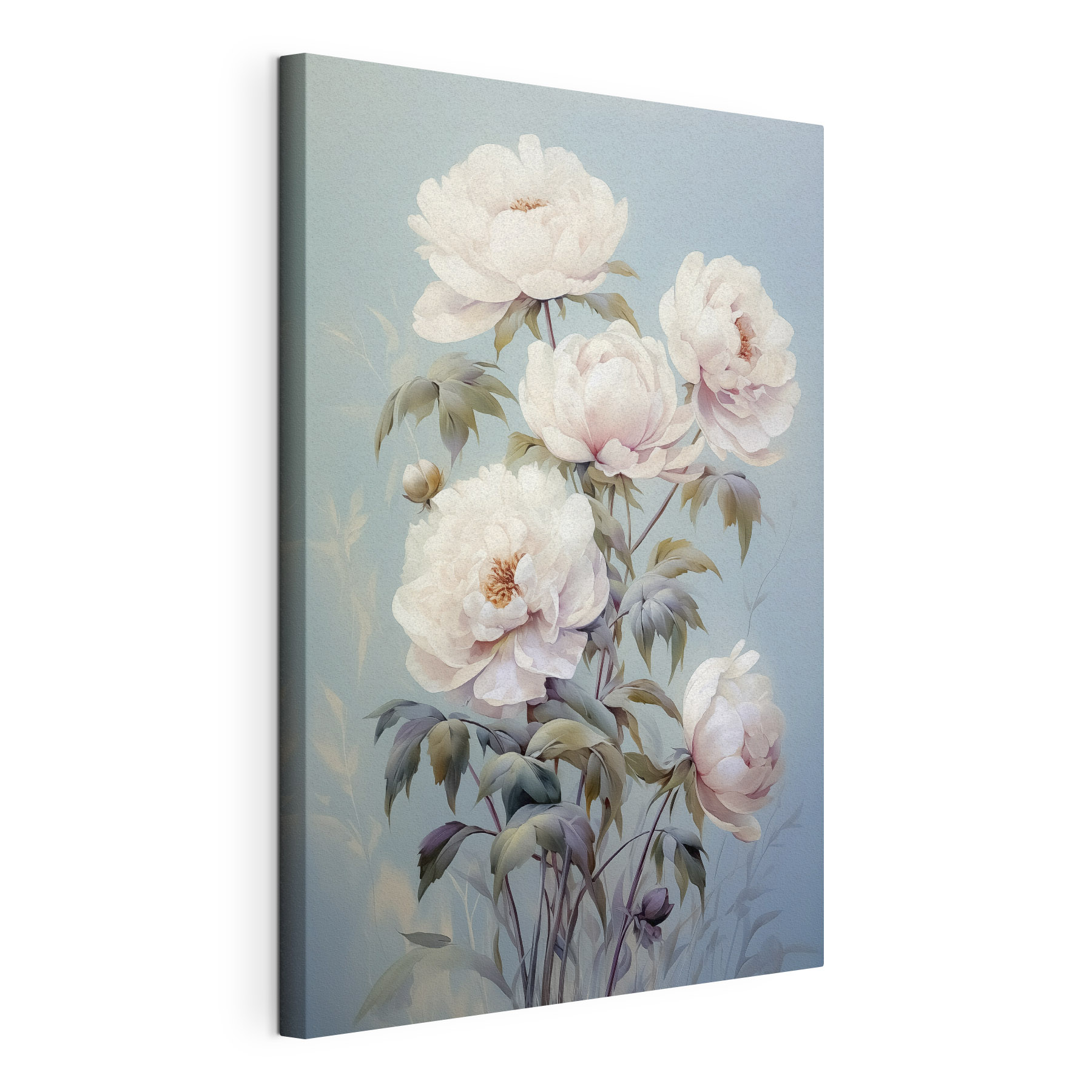 Painting of white flowers