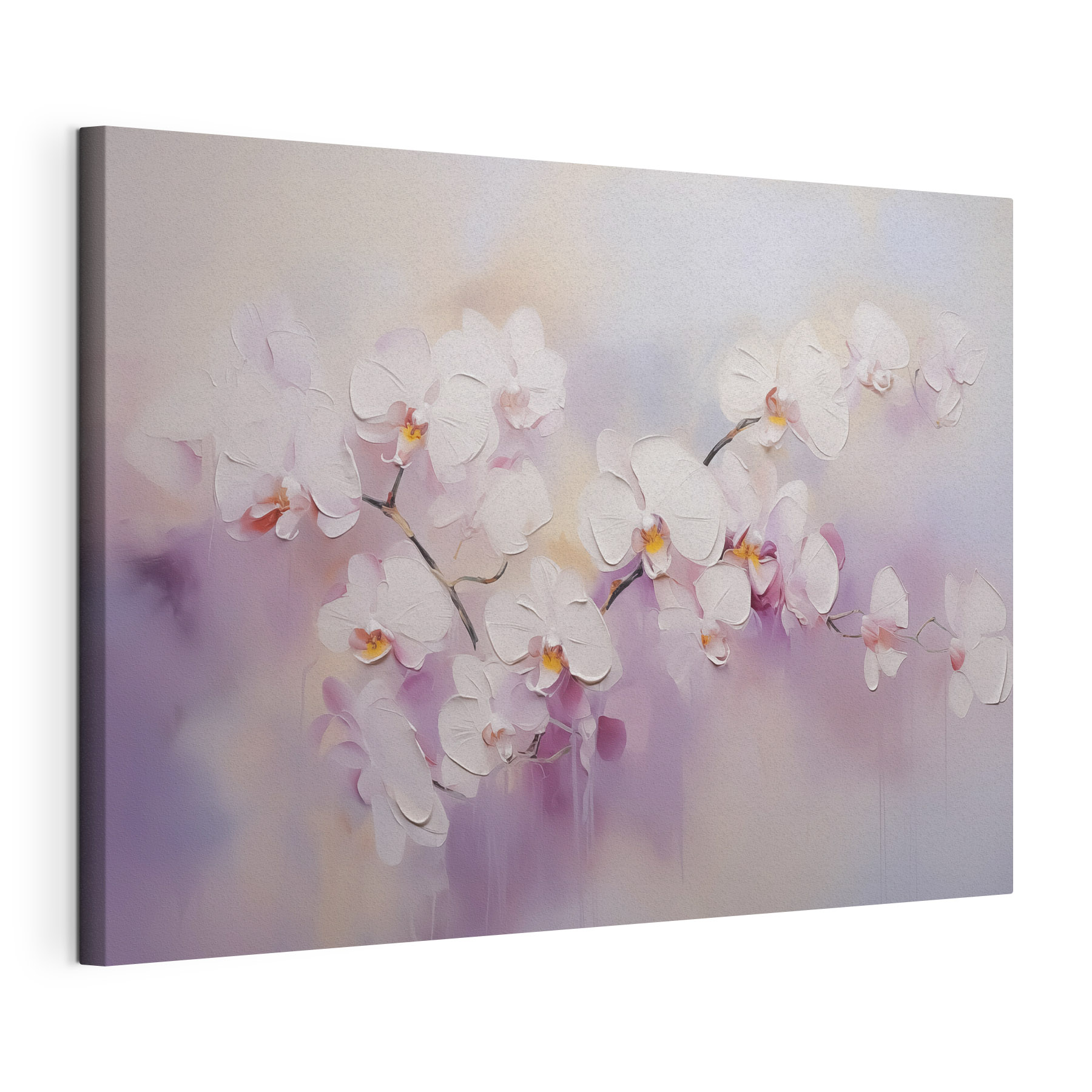 Painting of white flowers Painting of white flowers