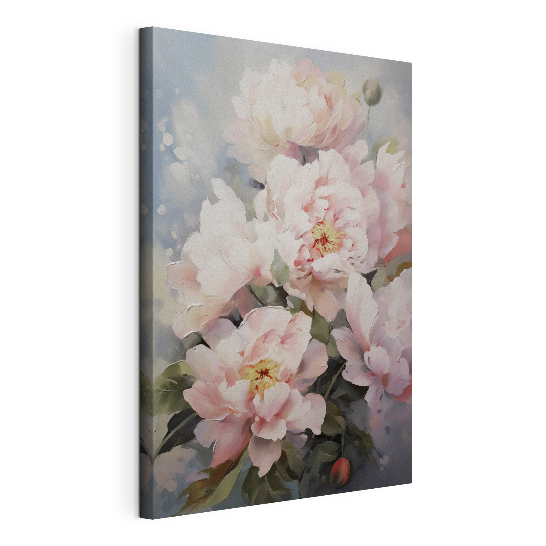 Painting of pink flowers Painting of pink flowers