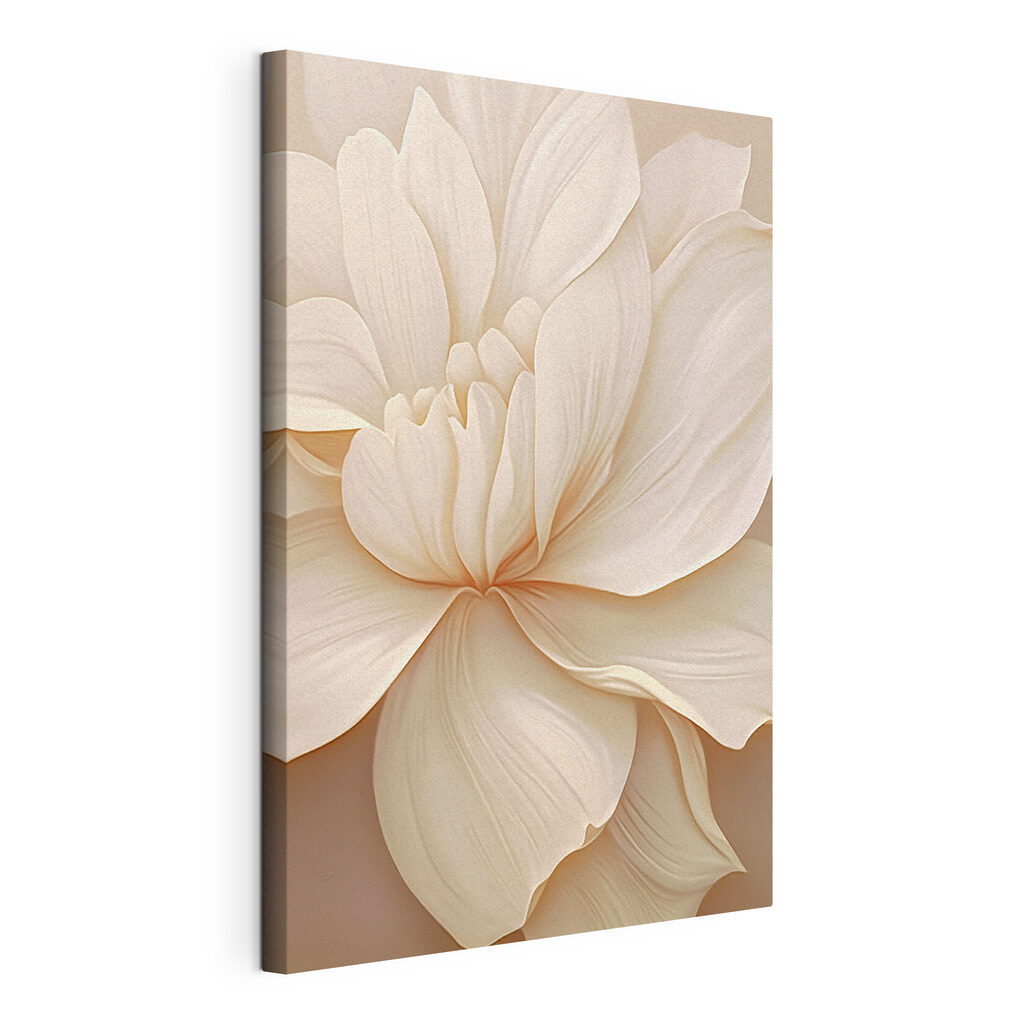 Delicate flower in soft tones