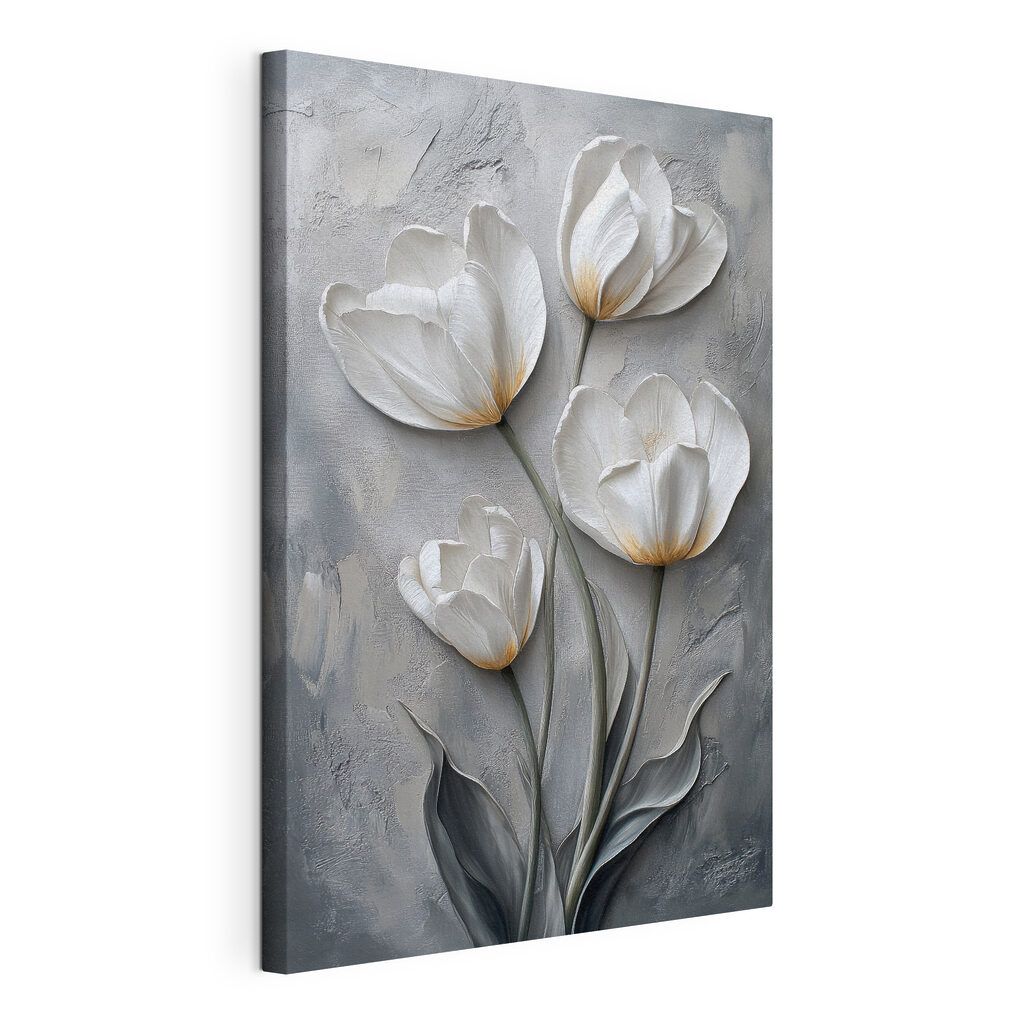 Painting of white flowers