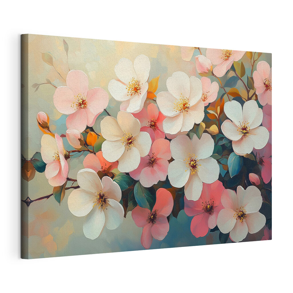 Group of flowers on a branch Group of flowers on a branch