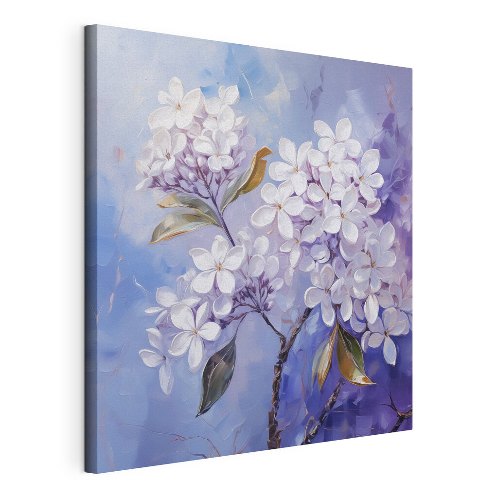 Painting of white flowers
