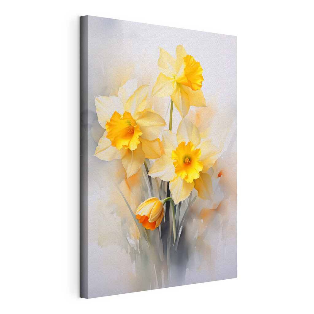 Group of yellow and white flowers