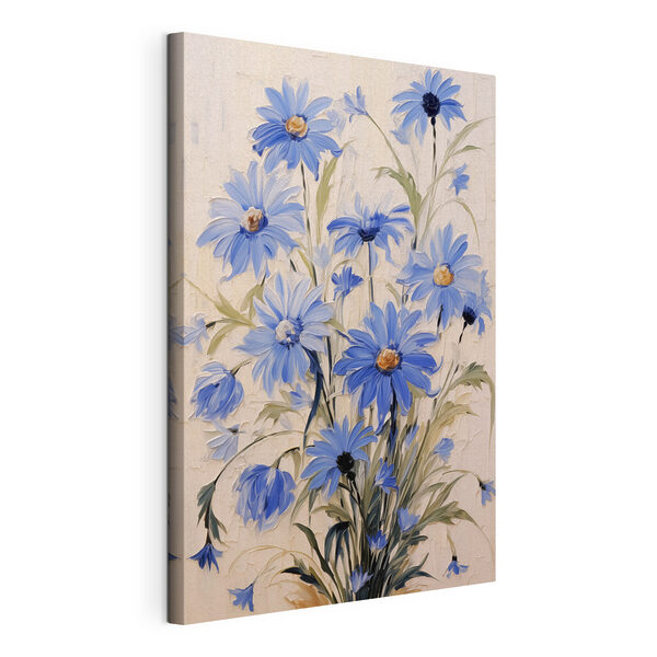 Quadri Dipinto di fiori blu (COD: s42471) Quadri Quadri Dipinto di fiori blu (COD: s42471)