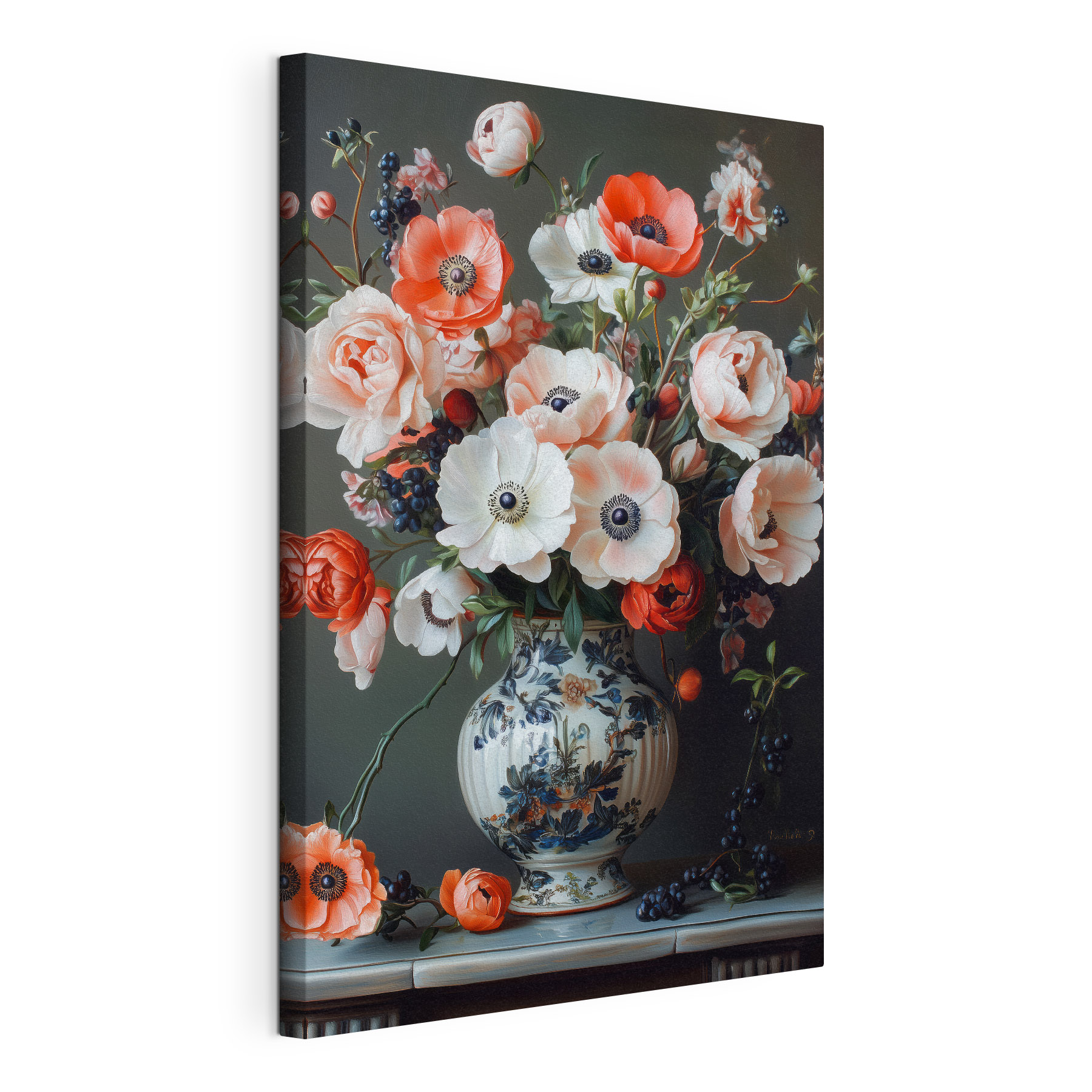 Vase with flowers in it