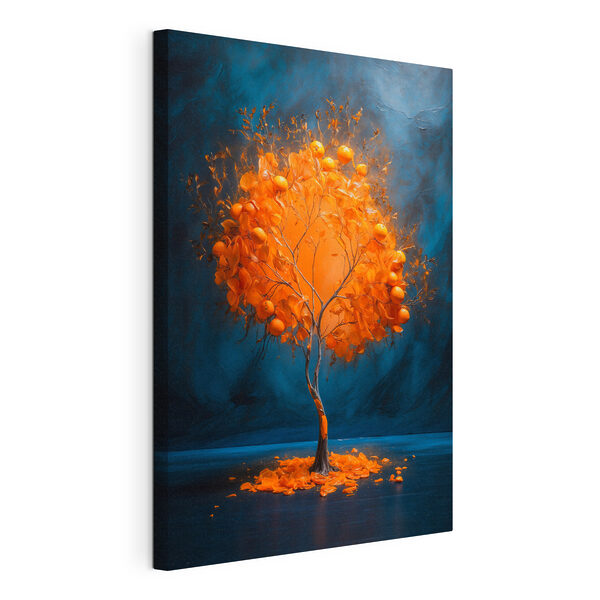 Quadri Albero con arance al centro (COD: s42525) Quadri Quadri Albero con arance al centro (COD: s42525)