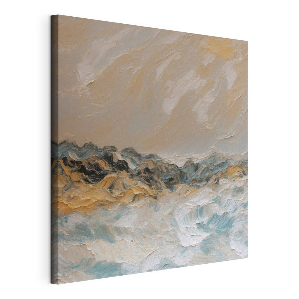 Painting of a mountain range Painting of a mountain range
