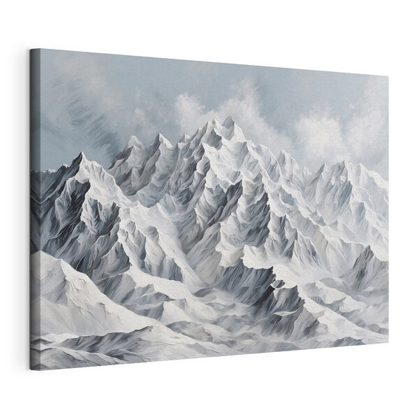 Quadri Quadri Catena montuosa innevata (COD: s42542)