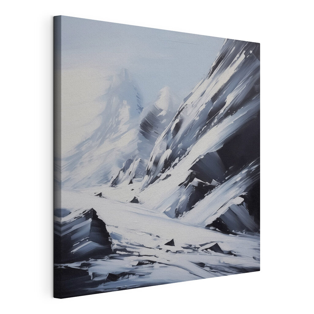 Snowy mountain range