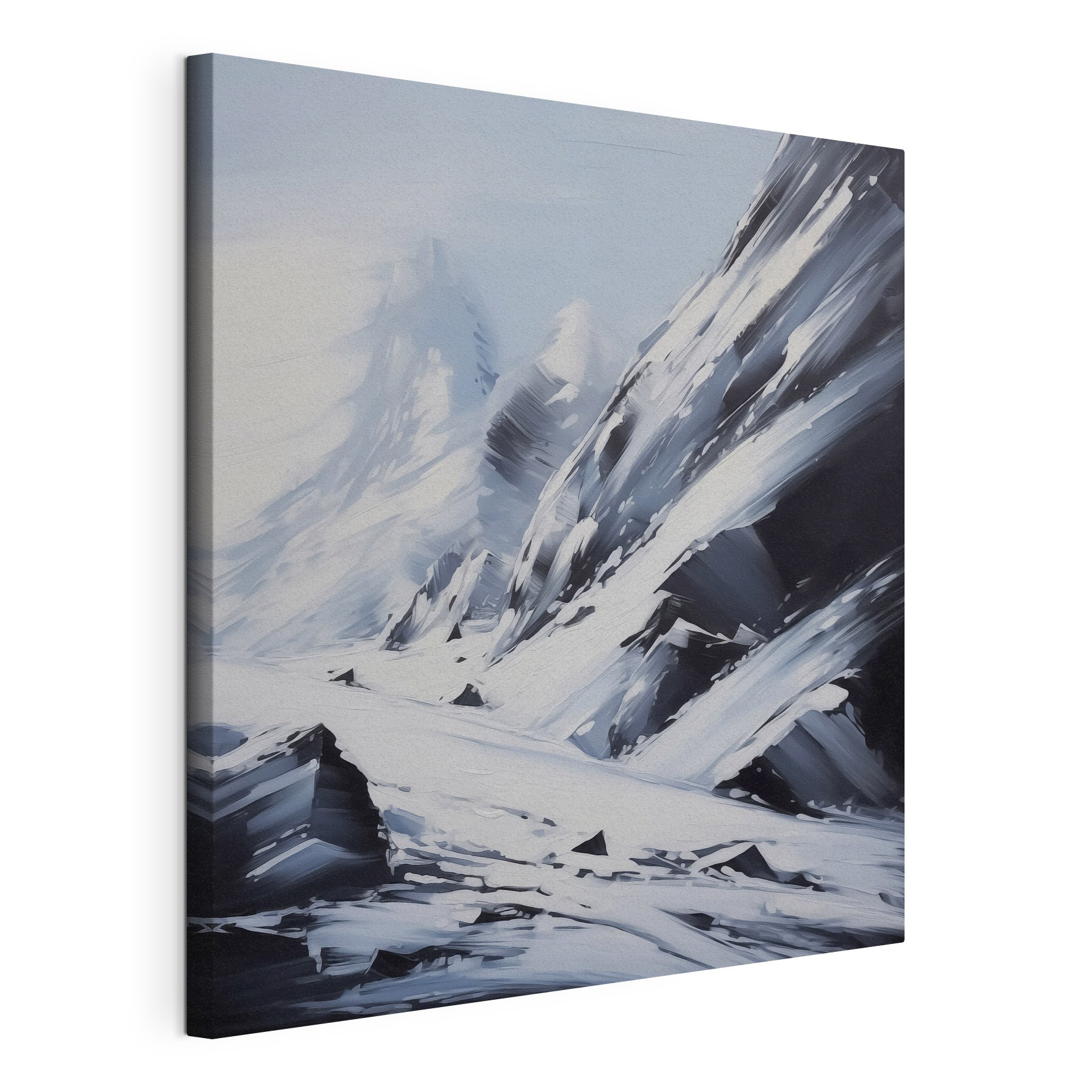 Snowy mountain range