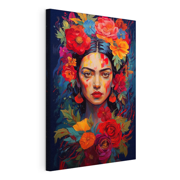 Quadri Dipinto raffigurante una donna con dei fiori tra i capelli (COD: s42653) Quadri Quadri Dipinto raffigurante una donna con dei fiori tra i capelli (COD: s42653)