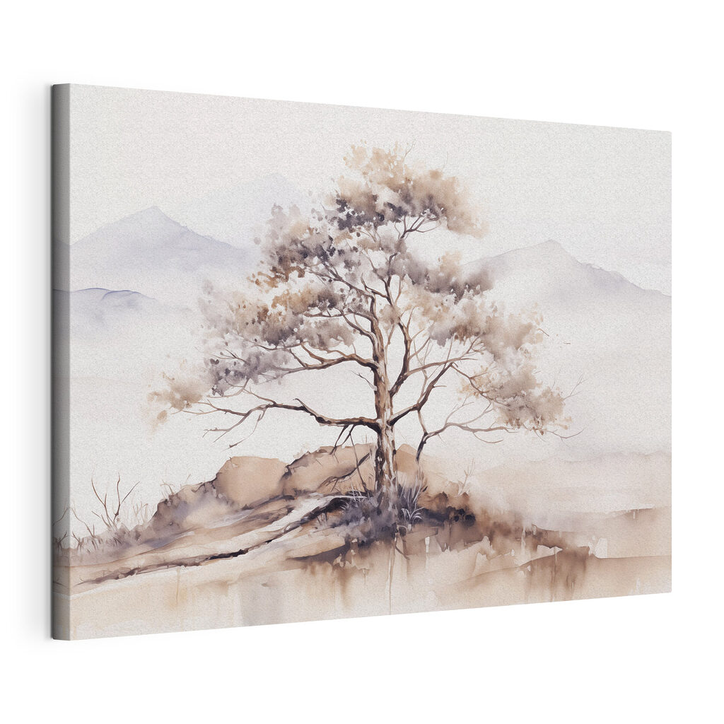 Watercolor of a tree Watercolor of a tree
