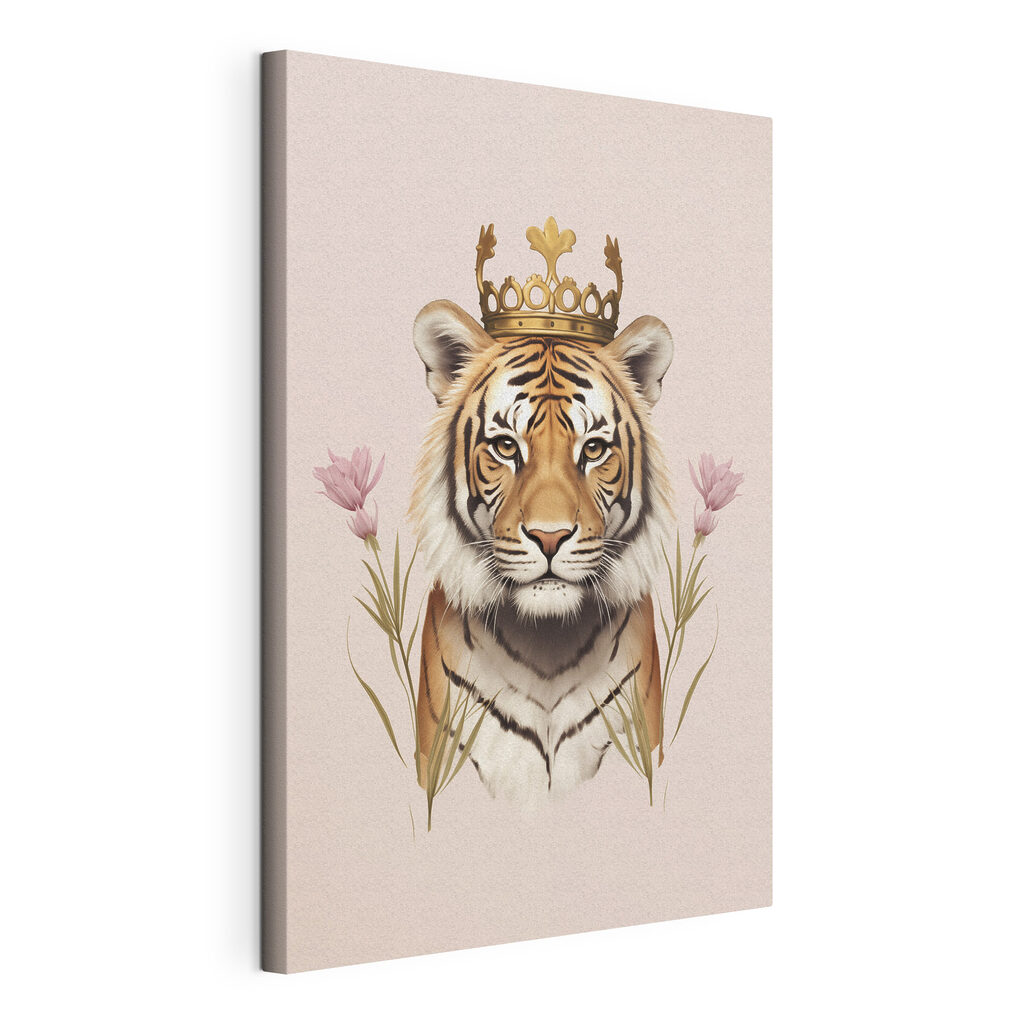 Tiger with a crown Tiger with a crown