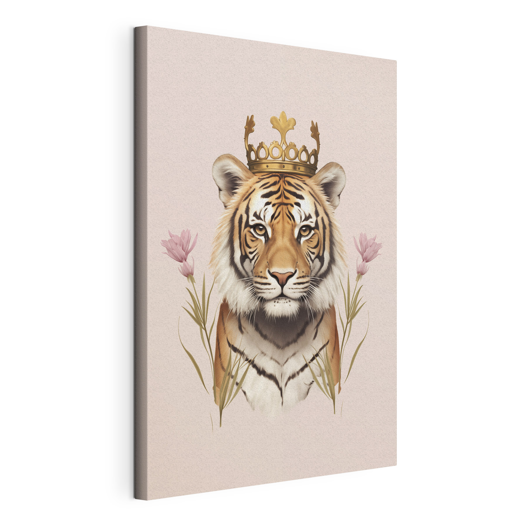 Tiger with a crown Tiger with a crown