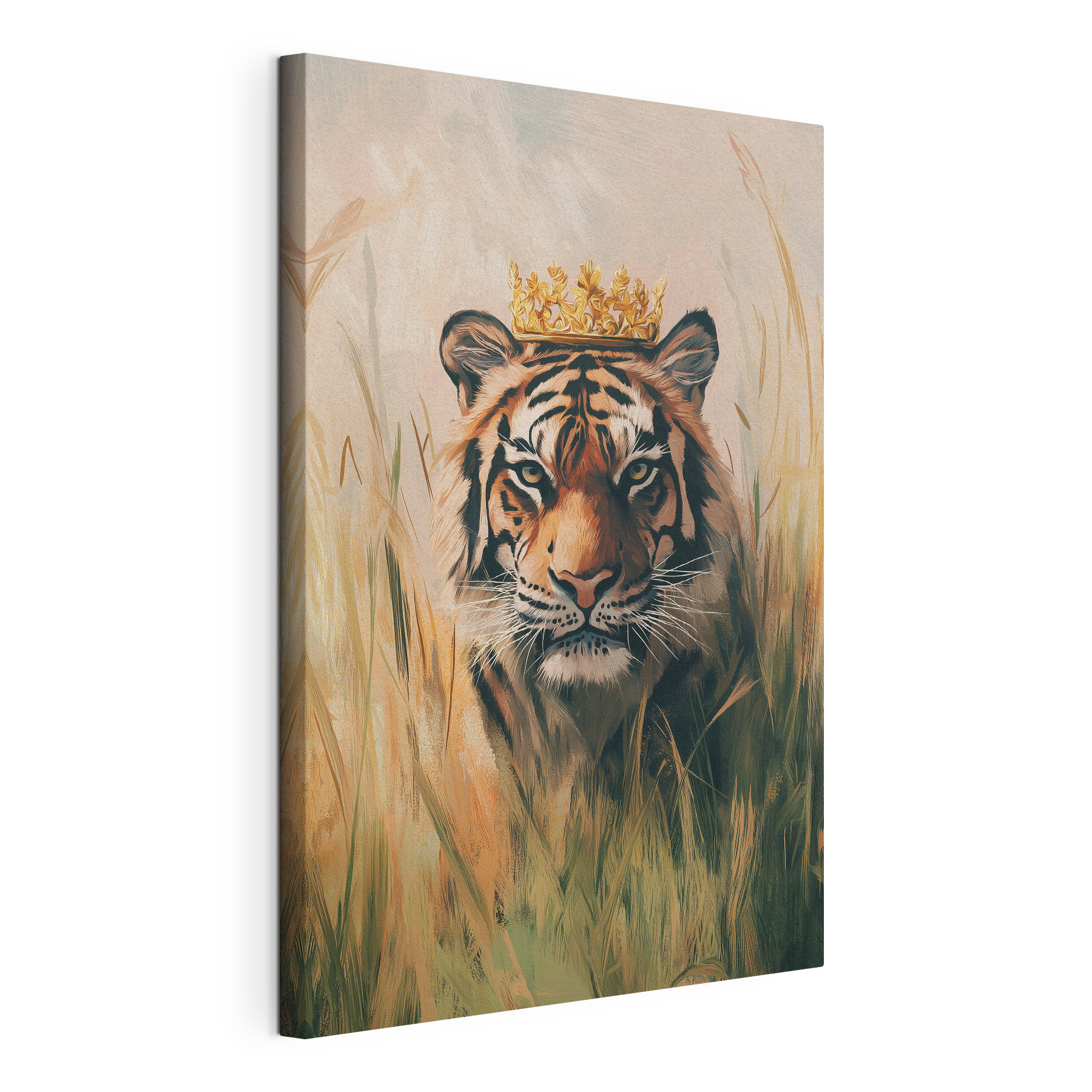 Tiger with a crown Tiger with a crown