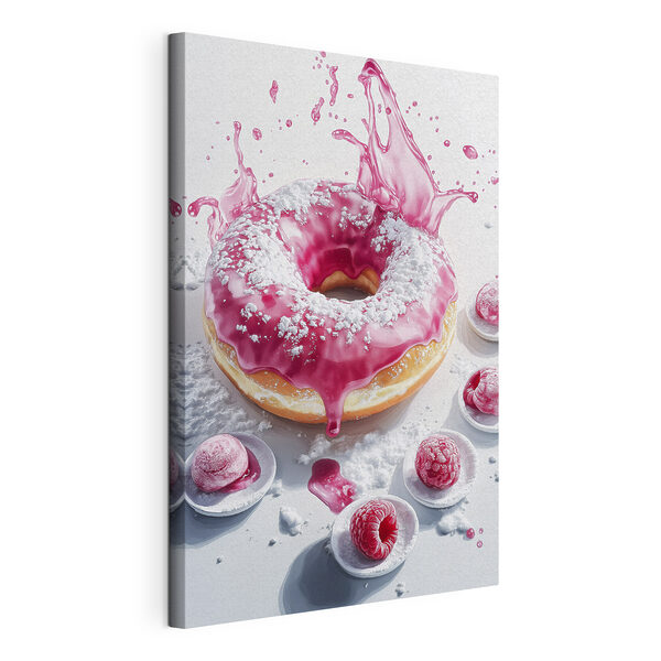 Quadri Ciambella con glassa rosa e zucchero a velo (COD: s42790) Quadri Quadri Ciambella con glassa rosa e zucchero a velo (COD: s42790)
