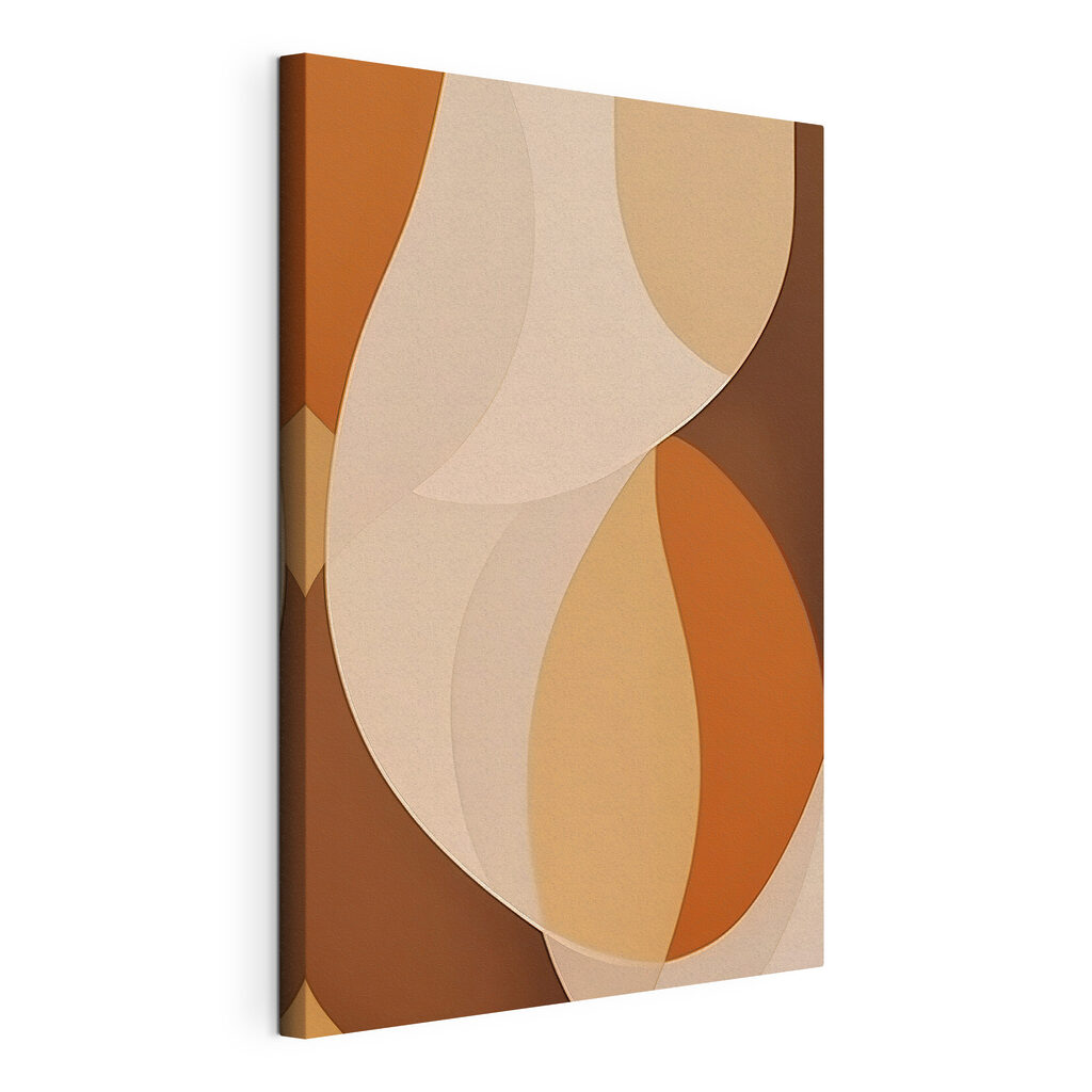 Soft curves in warm earthy tones Soft curves in warm earthy tones