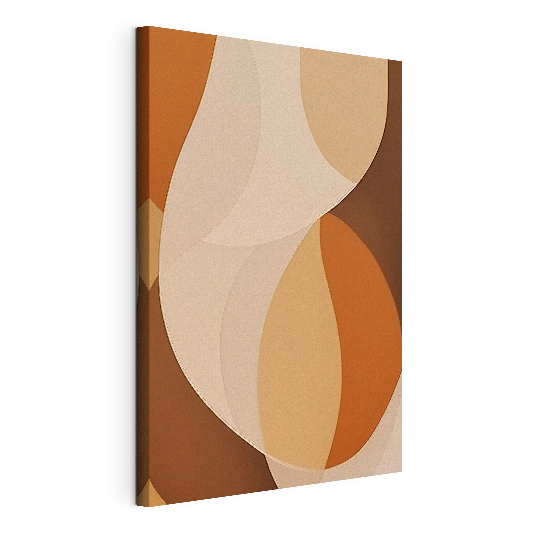 Soft curves in warm earthy tones Soft curves in warm earthy tones