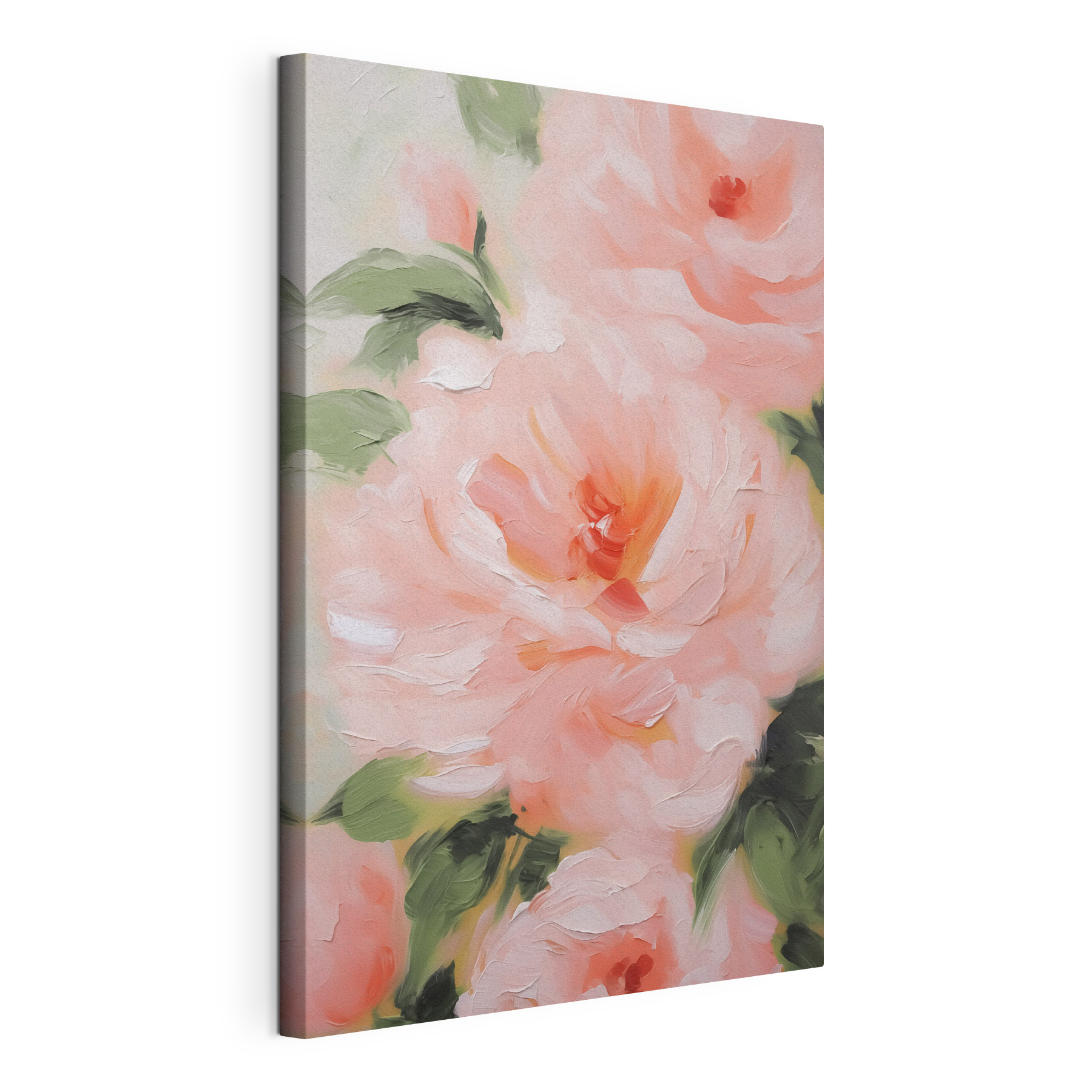 Delicate pink blossoms in full bloom