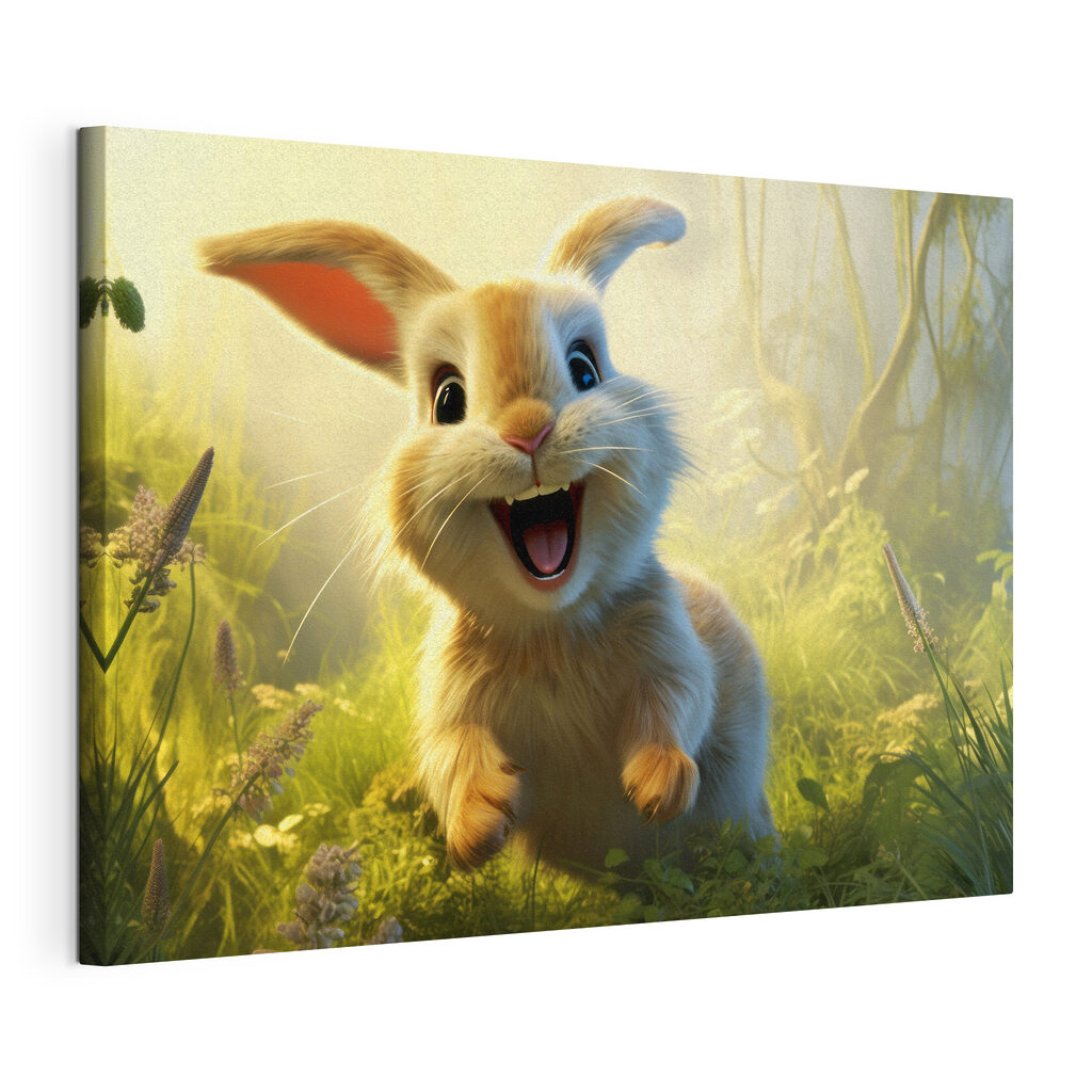 Rabbit in the grass Rabbit in the grass