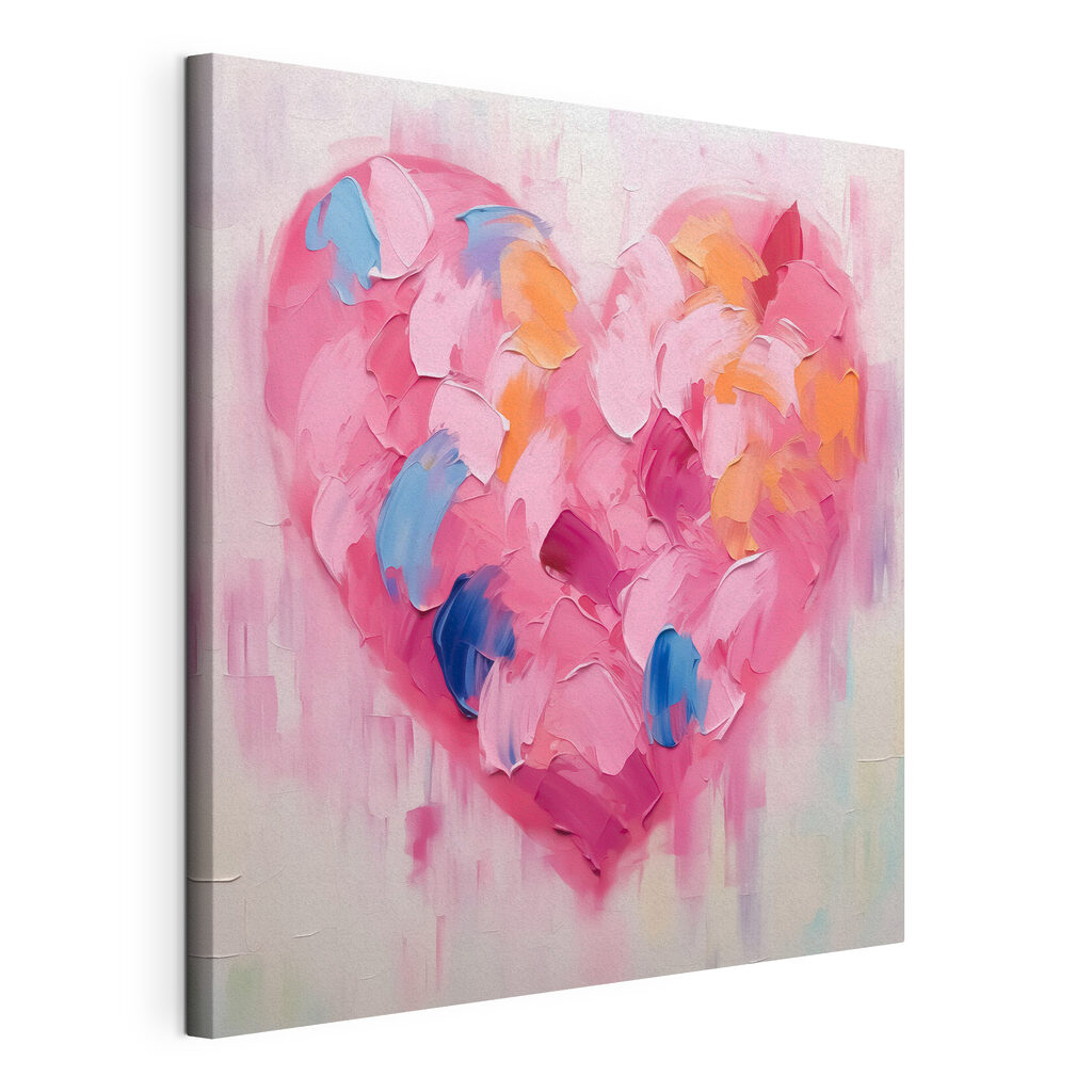 Painting of a heart Painting of a heart