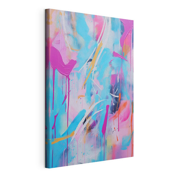 Quadri Dipinto realizzato con vernice rosa e blu (COD: s42946) Quadri Quadri Dipinto realizzato con vernice rosa e blu (COD: s42946)