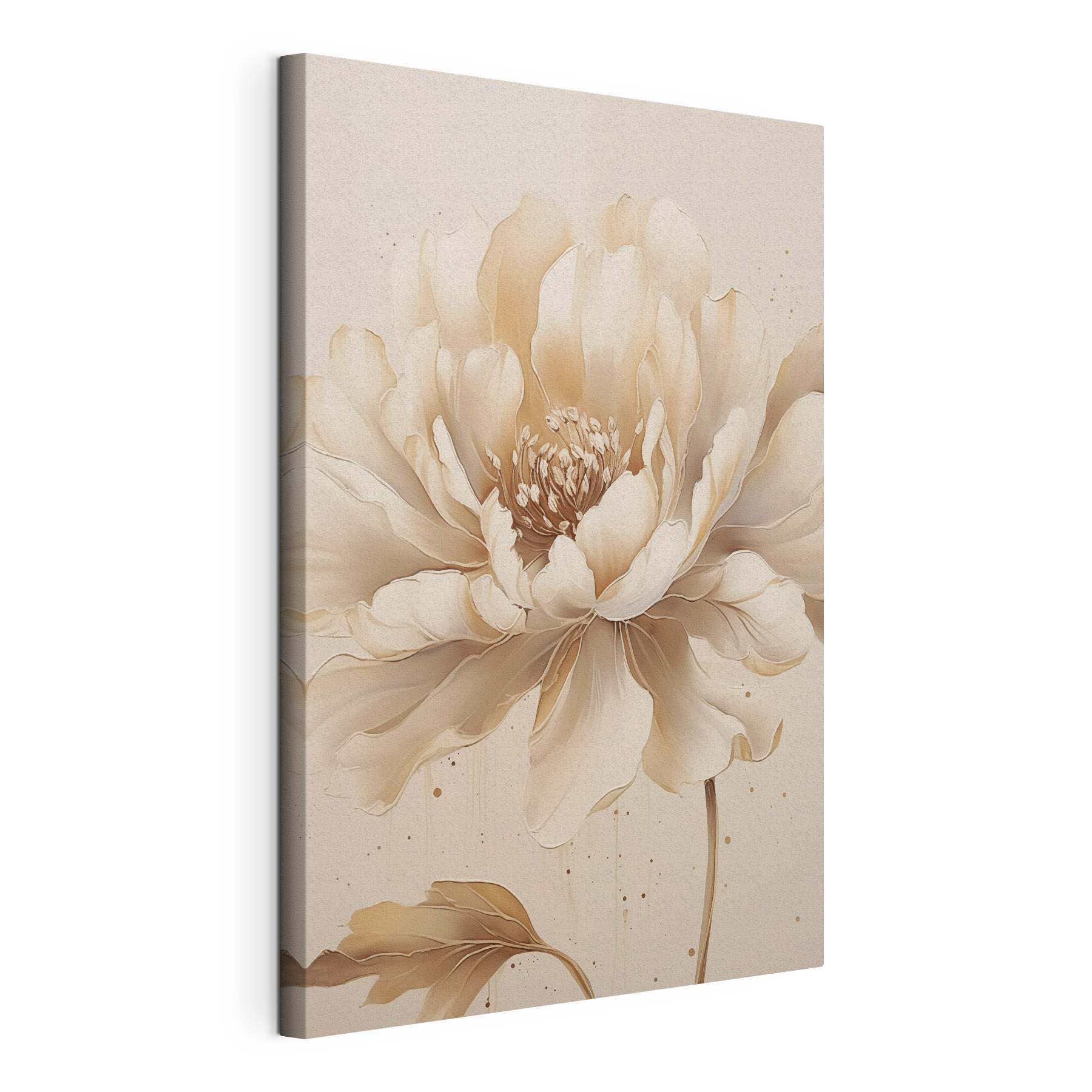 Painting of a flower Painting of a flower