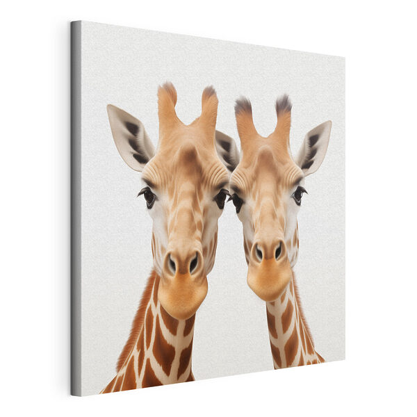 Quadri Due giraffe che guardano verso la fotocamera (COD: s42967) Quadri Quadri Due giraffe che guardano verso la fotocamera (COD: s42967)