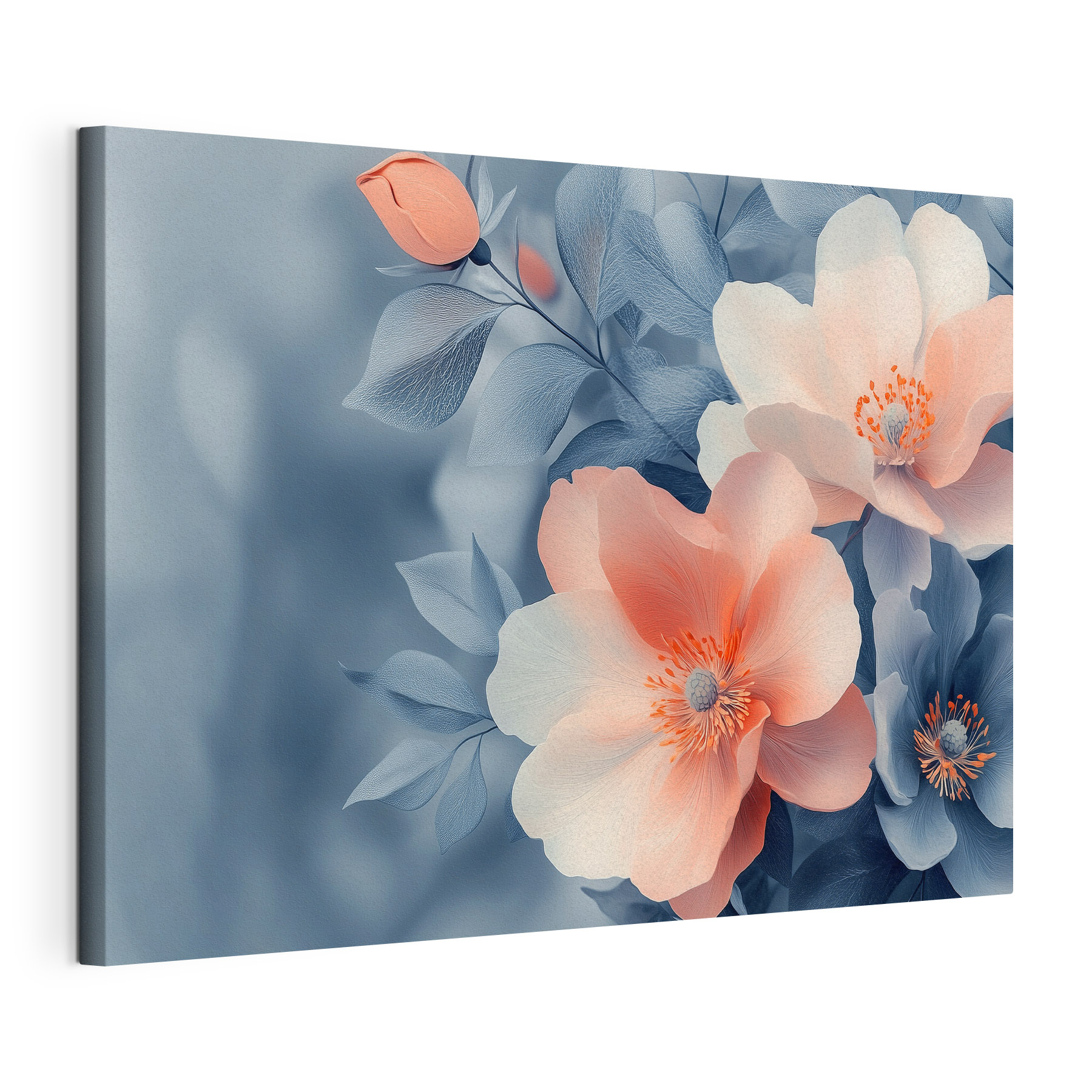 Delicate blooms in soft hues