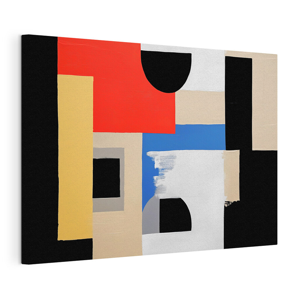 Painting of different colors and shapes Painting of different colors and shapes