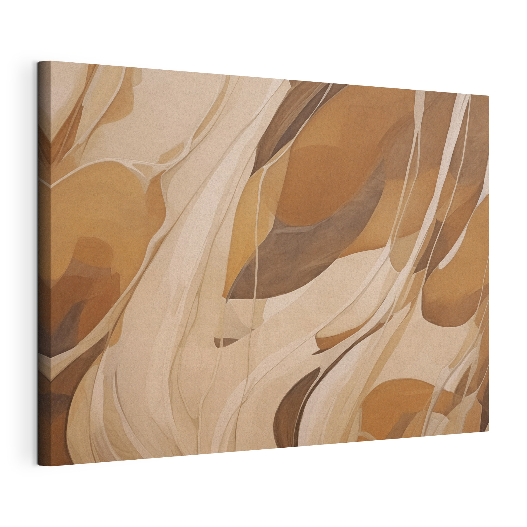 Abstract curves in warm hues Abstract curves in warm hues