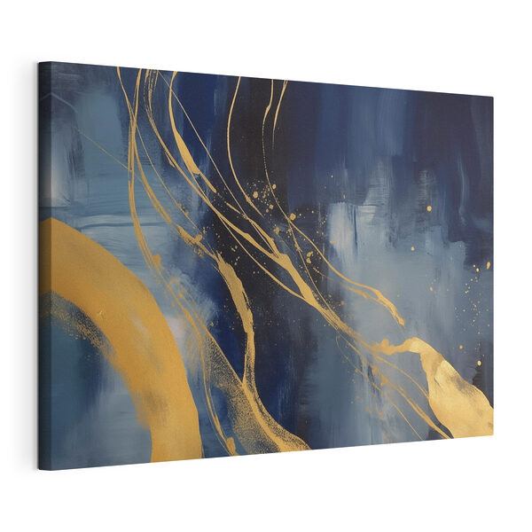 Quadri Dipinto blu e giallo
