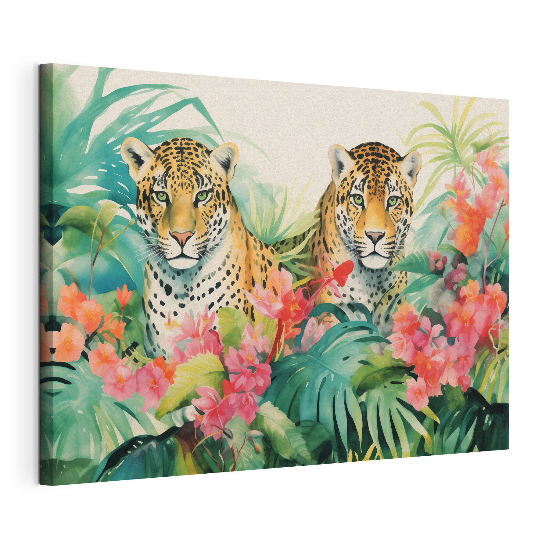 Couple of cheetahs in the jungle