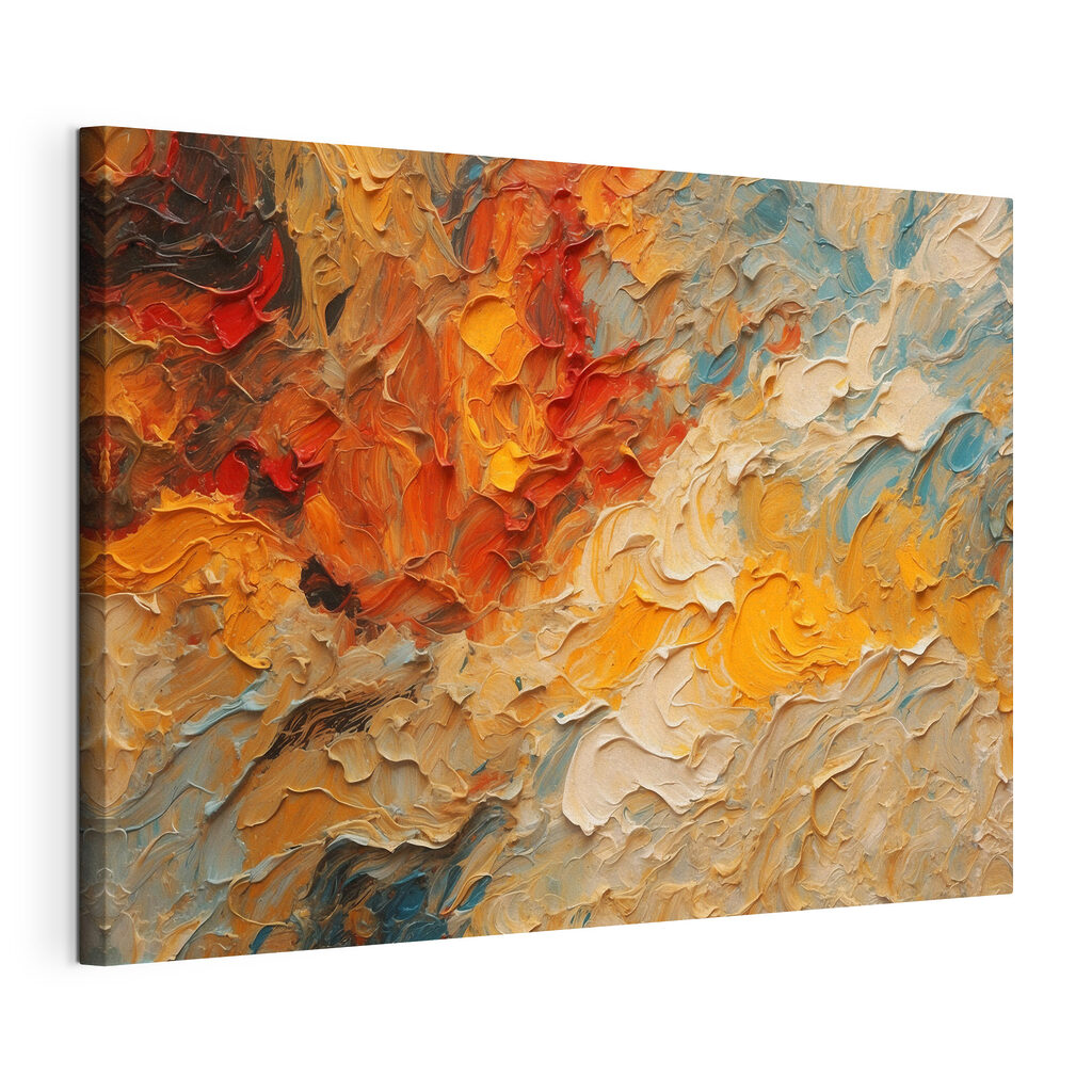 Vibrant colors swirling harmoniously