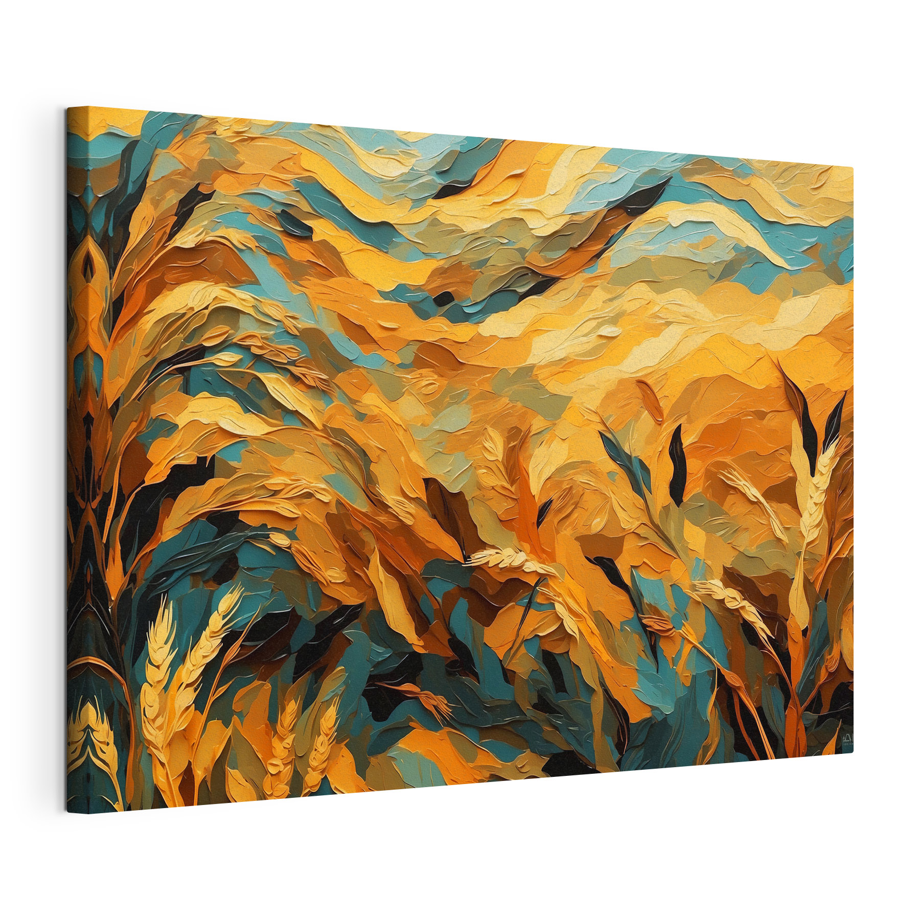 Painting of leaves and plants Painting of leaves and plants