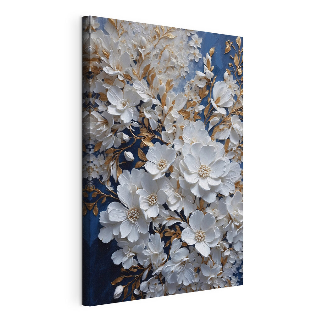 Delicate blooms on a rich backdrop Delicate blooms on a rich backdrop
