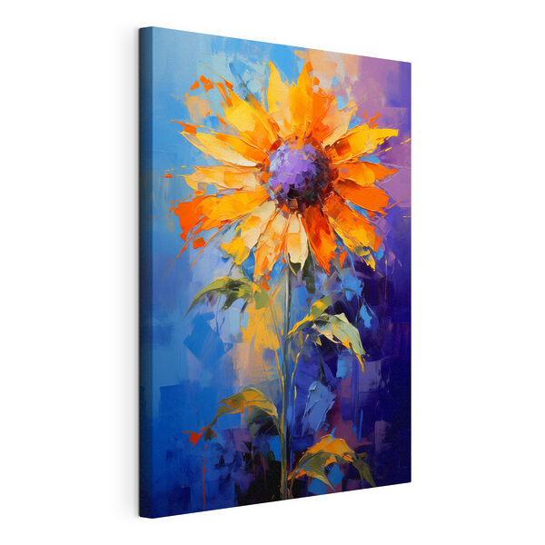 Quadri Dipinto raffigurante un girasole (COD: s43133) Quadri Quadri Dipinto raffigurante un girasole (COD: s43133)