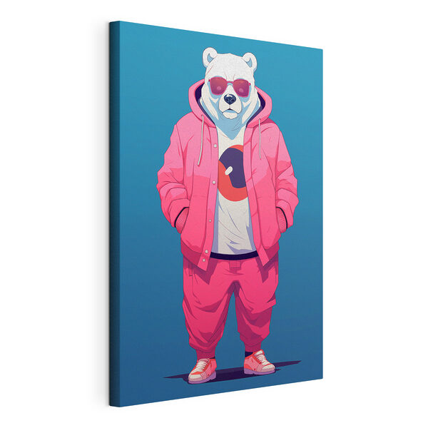 Quadri Persona che indossa una felpa con cappuccio rosa e una giacca rosa (COD: s43153) Quadri Quadri Persona che indossa una felpa con cappuccio rosa e una giacca rosa (COD: s43153)