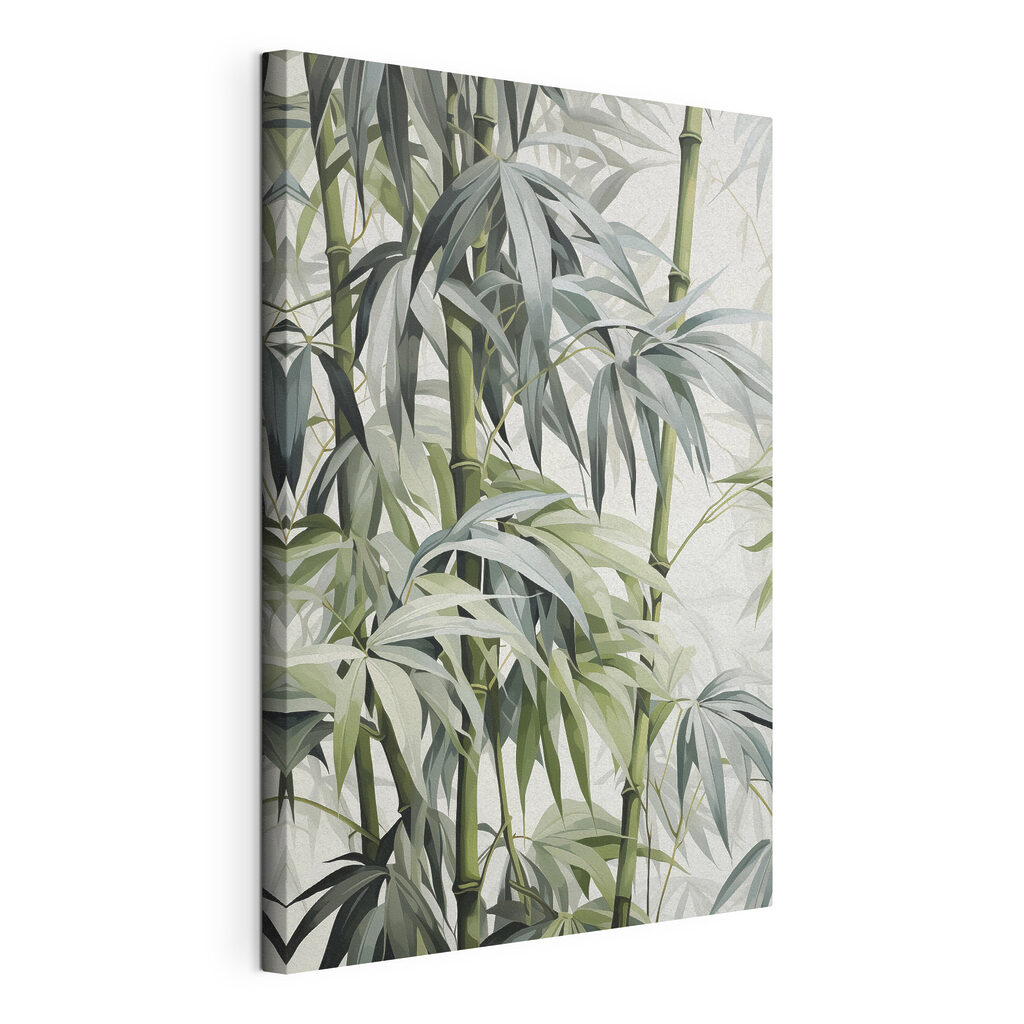 Vibrant bamboo foliage in harmony Vibrant bamboo foliage in harmony