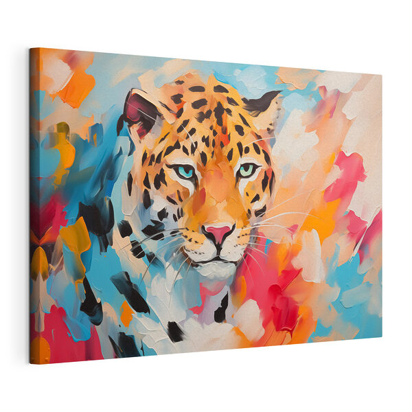 Quadri Dipinto raffigurante un leopardo (COD: s43201) Quadri Quadri Dipinto raffigurante un leopardo (COD: s43201)