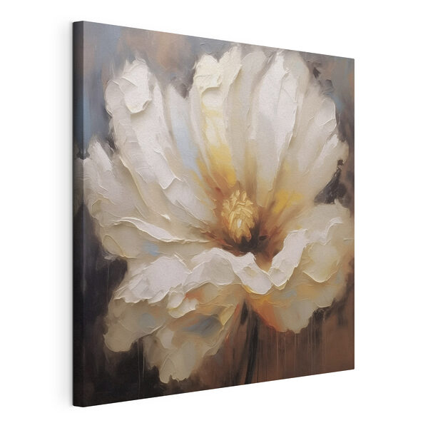 Dipinto raffigurante un fiore bianco Quadri Dipinto raffigurante un fiore bianco