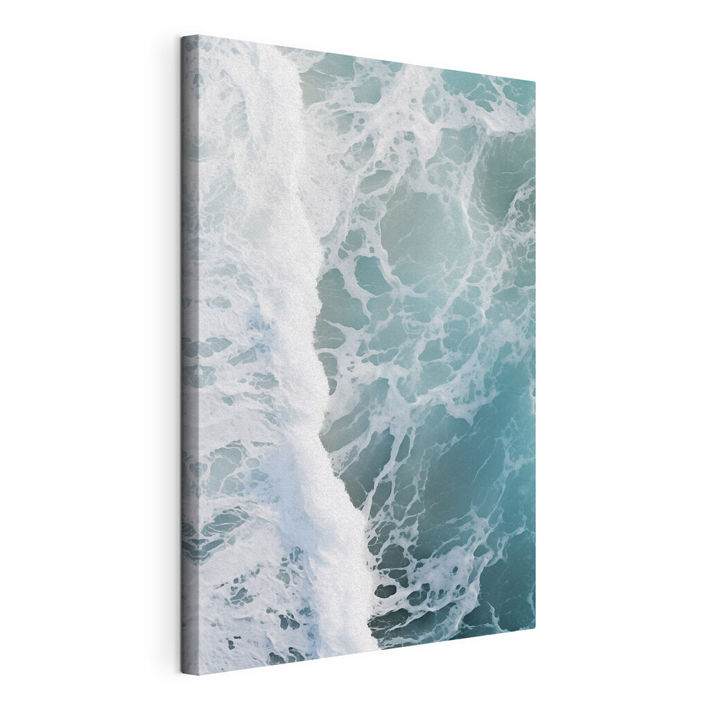 Waves crashing waves on a beach