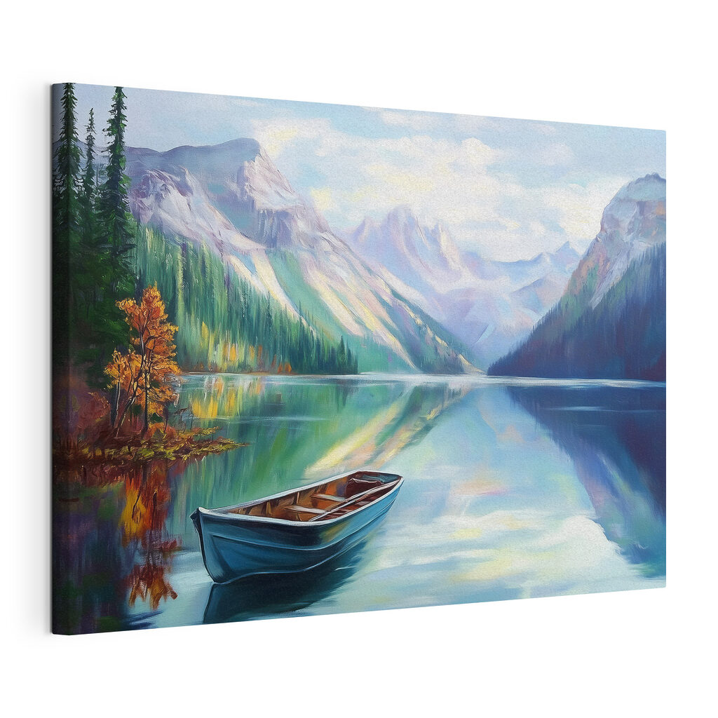Boat on a lake