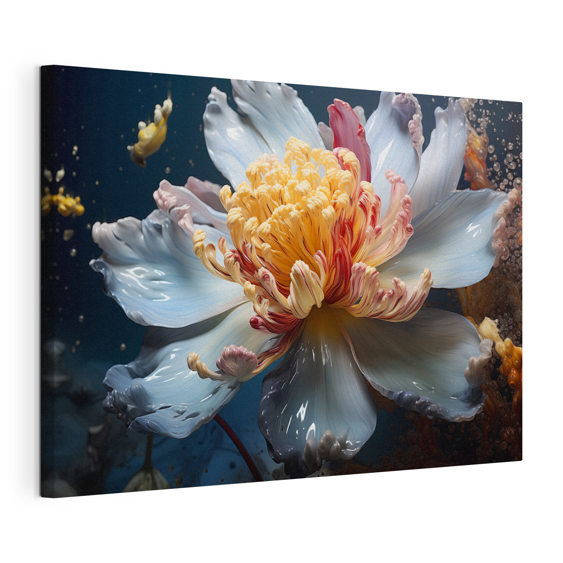 Delicate flower in vibrant colors Delicate flower in vibrant colors